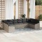 vidaXL Set de canapele pentru grădină 10 pcs Gri deschis Rattan poli 3346902