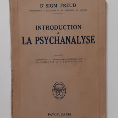 Sigmund Freud - Introduction A La Psychanalyse (Carte In Franceza 1936)