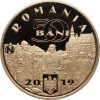 Romania 50 bani 2019 (proof in capsula; comemorativa: Regele Ferdinand) KM-448 UNC !!!