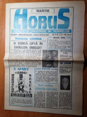 ziarul horus martie 1994-magazin ,jocuri,divertisment foto