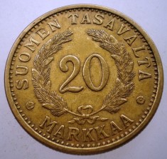 C.201 FINLANDA 20 MARKKAA 1935 foto