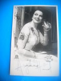 HOPCT 1593 ANGELIKA HAUFF -GERMANIA -ACTORI/ARTISTI-AUTOGRAF-CIRCULATA