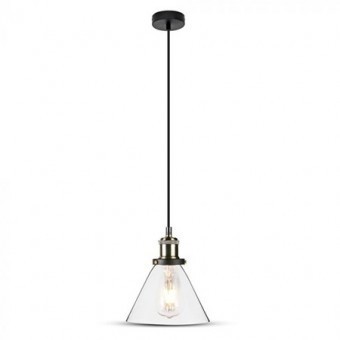CORP SUSPENDAT PENTRU ILUMINAT MAX 60W IP20 STICLA foto