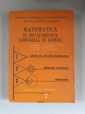 Matematica in invatamantul gimnazial si liceal - N.Teodorescu - vol.2