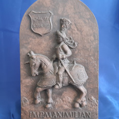 Tablou vechi ceramică Împăratul Maximilian întâi