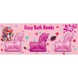 Chlapu Chlap Unicorn Bombe efervescente de baie pentru copii 3x70 g