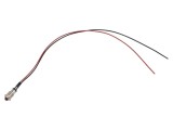 Lampă LED convex roşie 2VDC &Oslash;8mm MPC metal 50mcd BIVAR