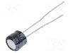 Condensator electrolitic, 10&micro;F, 50V DC, -40...85&deg;C, PANASONIC - ECEA1HKS100I