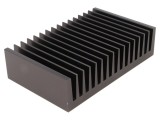 Radiator cu aripioare negru 100x160x40mm