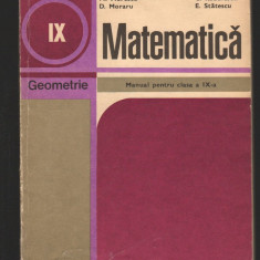 C8869 MATEMATICA, GEOMETRIE, MANUAL PENTRU CLASA a IX- a - K. TELEMAN, FLORESCU