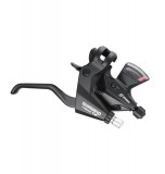 Maneta schimbator frana Shimano Acera ST-M310-L-2, montaj dreapta, 8 viteze, cablu de schimbator 2050mm stainless, rapidfire plus, 2 degete, pentru V-