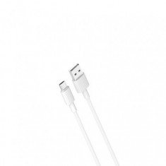 Cablu de date si Incarcare, XO-NB156, Micro USB 2,4A, 1 m, Alb, Blister