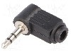 Conector jack, Jack 3,5mm, 3 contacte, tata, {{Producator}} -