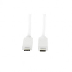 Cablu de date Logilink CU0130 USB-C - USB-C 0.5m White foto