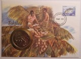 FDC, Tokelau 1 Tala - Elizabeth II 1980, KM#3, excelenta,