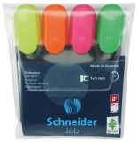 Schneider Textmarker Job Set 4 Bucati Asortate 36000464