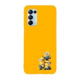 Husa compatibila cu Oppo A55, Viceversa, model Minions from Despicable Me, Silicon, TPU, Transparent, Carcasa