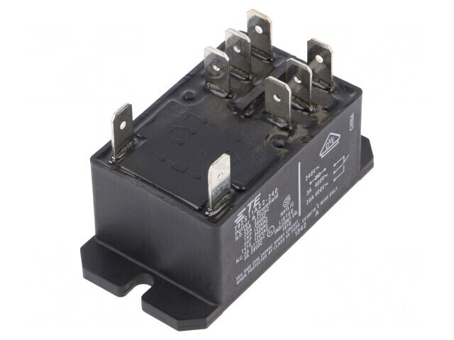 Releu Electromagnetic DPDT 240VAC 30A T92