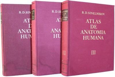 ATLAS DE ANATOMIA HUMANA (TEXT IN LIMBA SPANIOLA) 3 VOLUME - R.D. SINELNIKOV foto