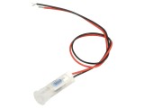 Lampă de control LED albă &Oslash;8mm, 220VAC, montare snap-in