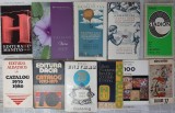11 diverse cataloage ale editurilor Humanitas, Stadion, Albatros, Dacia, Univers, Meridiane, Academiei