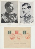Ceholsovacia 1936 lot doua ilustrate rare si un plic cu stampila speciala vizita Regelui Carol al II-lea