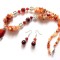 set colier pandantiv si cercei cu agate, set pietre semipretioase 36839