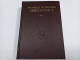 MATERIALE SI CERCETARI ARHEOLOGICE, VOL. V, 1959, TIRAJ MIC, 1600 EXEMPLARE