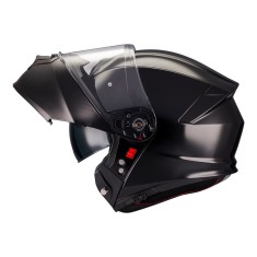 Casca modulabila MT Genesis SV Pure A1 negru lucios Pinlock ready &ndash; omologare noua ECE 22.06 &ndash; tip viziera: MT-V-25 XS