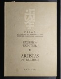 Exlibris K&uuml;nstler V. Artistas de ex-libris. F.I.S.A.E. FEDERATION INTERNATIONALE DES SOCIETES D'AMATEURS D'EX-LIBRIS
