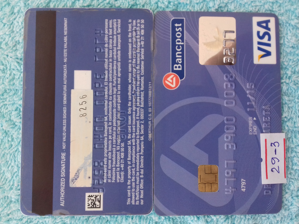 CARD BANCAR EXPIRAT BANCPOST = | Okazii.ro
