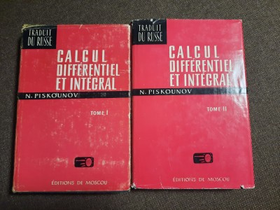 CALCUL DIFFERENTIEL ET INTEGRAL N.PISKOUNOV -2 VOL -P9 foto