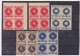 ROMANIA 1946 - CONGRESUL ARLUS - MNH - LP 202,BLOC DE 4 SERII