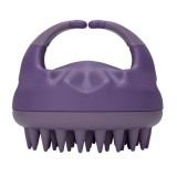 Perie pentru Scalp, Foligain, Scalp Therapy Exfoliator &amp;amp; Massager, Exfoliaza Delicat Scalpul si Imbunatateste Circulatia, Peri Moi, Culoare Mov