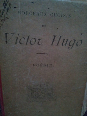 Victor Hugo - Poesie (1902) foto