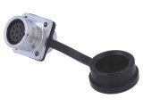 Soclu SF12 mamă 9 PIN IP67 3A 125V 0,75mm2