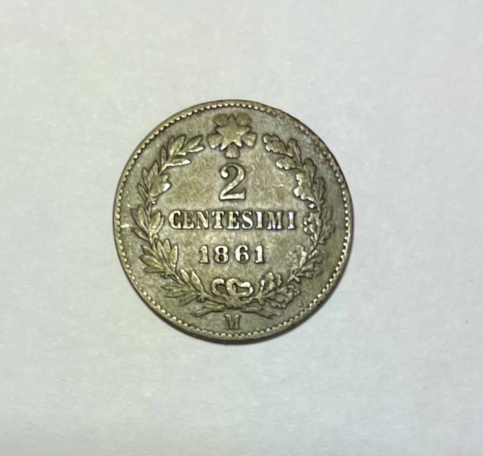 Moneda Italia 1861