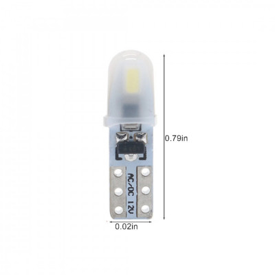 Bec T5 2LED-3014 24V CANBUS nonpolar 40 lumen - JSUN36-Rosu Automotive TrustedCars foto