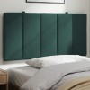 Perna Tablie Pat Verde 100cm Catifea, Suport Spate, Montare Usoara, Design Elegant