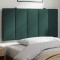 Gossi perna tablie de pat, verde, 100 cm, catifea