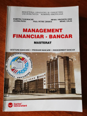 Management financiar - bancar, masterat, Dumitru Tudorache foto