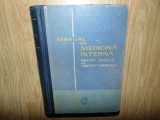 Cumpara ieftin MANUAL DE MEDICINA INTERNA PTR.SCOLILE DE ASISTENTE MEDICALE -C.PAUNESCU -1960