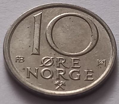 Norvegia , 10 Ore 1976 foto