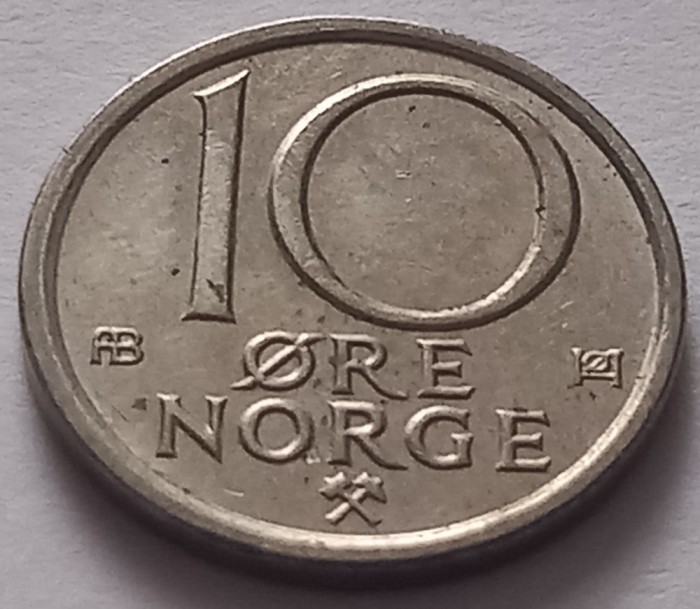Norvegia , 10 Ore 1976