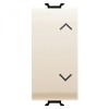 Intrerupator jaluzele 1M Gewiss Chorus Ivory GW11140