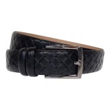 Curea barbati din piele naturala culoare neagra 3.5cm Ciucaleti CLK 236NP