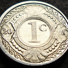 Moneda exotica 1 CENT - ANTILELE OLANDEZE/CARAIBE, 2001 * cod 5103