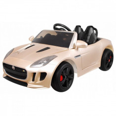 Masinuta electrica Jaguar F-Type, pornire de la cheie, champagne metalizat foto