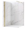 Paravan de dus Rea Flexi Transparent / Gold 140