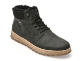 Ghete RIEKER negre, 37005, din piele ecologica